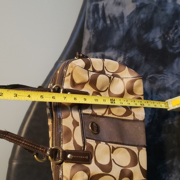 PRICE DROP Brown Coach logo canvas bag - Picture 7 of 7